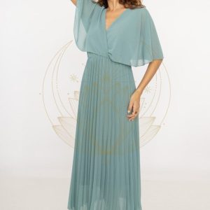 Robe Longue Bohème Manches Chauve-Souris