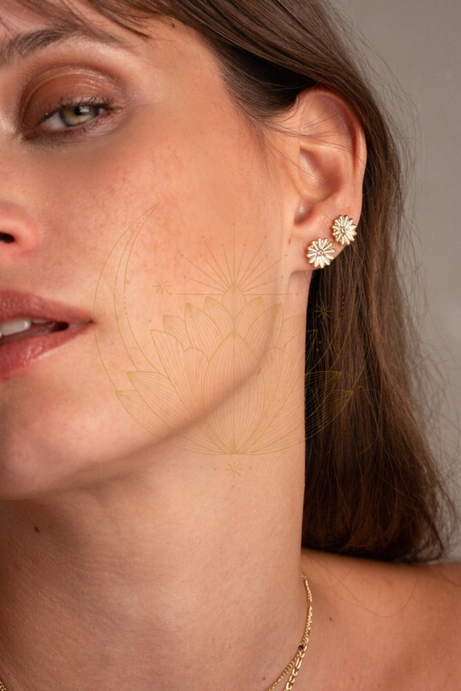 Boucles d’Oreilles Fleur Bohème