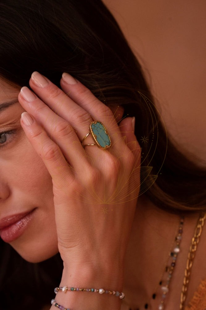 Bague Bohème Rectangulaire – Image 3