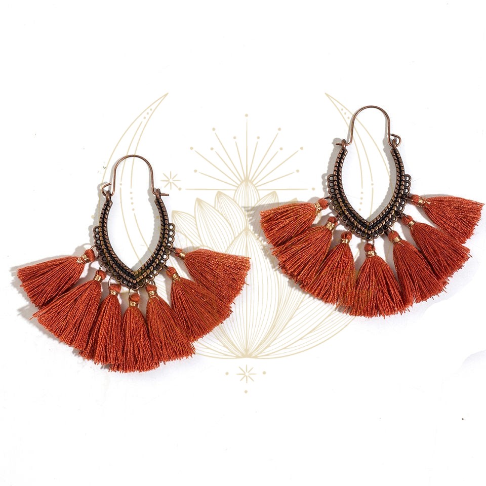 Boucles D’Oreille Femme à franges – Image 5