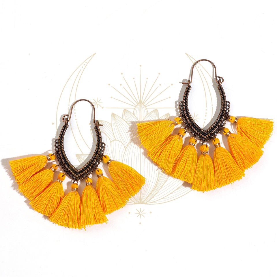Boucles D’Oreille Femme à franges – Image 7