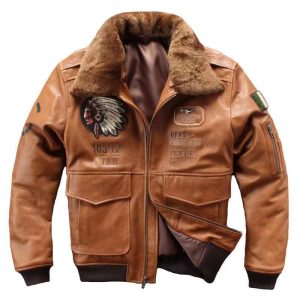 Veste Tête d’Indien d’Amérique Indian Camel