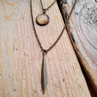 Collier bronze multiple rangs – Thylia Créations – Image 4