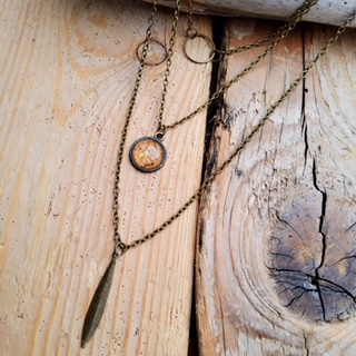 Collier bronze multiple rangs – Thylia Créations – Image 2