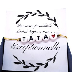 Lesbijouxfaitsmains bracelet « Tata Cœur »