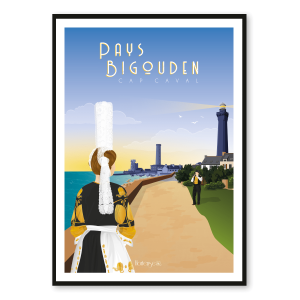 Affiche Pays Bigouden – Cap Caval