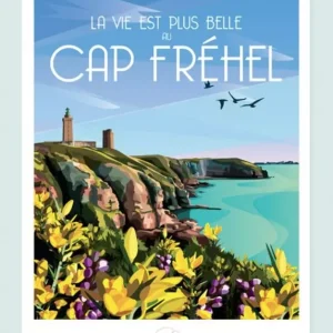 Affiche Cap Fréhel – La Loutre