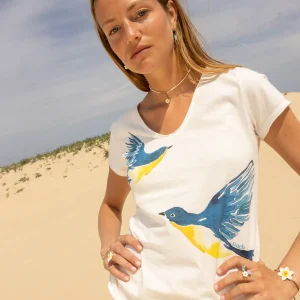 T-shirt Victor - Oiseaux Paruline Amoureux