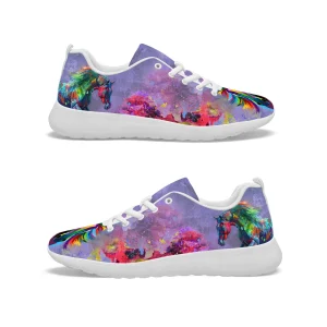 Cheval Multicoloré Baskets Basses - CHANIM002