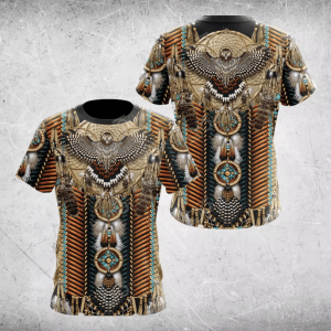 T-shirt Indien Hibou Amérindien