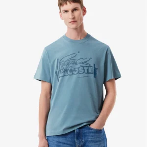 T-shirt jersey de coton imprimé