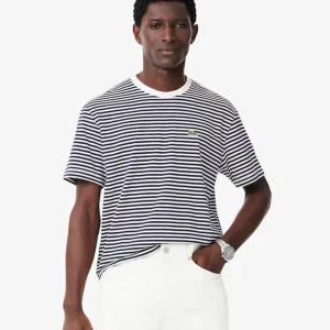 T-shirt coton épais rayé