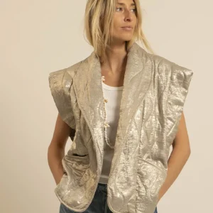 GILET SANS MANCHES FEMME BROOKLYN DORÉ