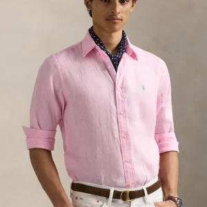 Chemise en lin - Rose