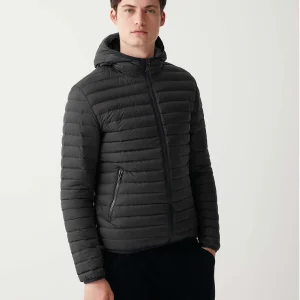 Doudoune Colmar Noire à Capuche Homme – Imperméable, Isotherme, Grand Froid, Urban Chic