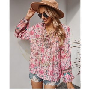 Blouse Femme Bohème Champêtre