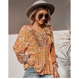 Blouse Bohème Orange