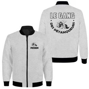 Veste & T-shirt 'Le Gang des Pétanqueurs' – Style Unique, Confort Assuré -A03012501
