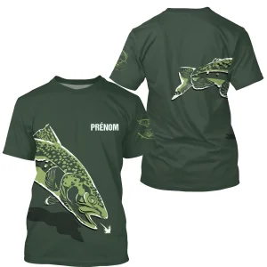 T-shirt & Sweat Pêche De La Truite – Personnalisable avec Prénom – Anti-UV & Confort Premium - A06052501