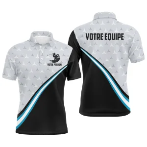 Polo de golf personnalisable avec prénom et équipe – Homme & Femme - A10092407