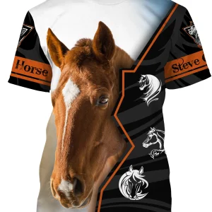 Quater Horse, T-shirt All Over, Manches Longues, Sweater Cheval Passion - CTS18062221
