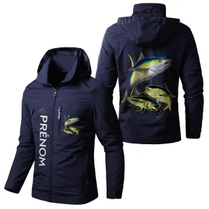 Veste Imperméable Et Coupe Vent, Pêche Au Thon, Cadeau Personnalisé Pêcheur - CT05092340