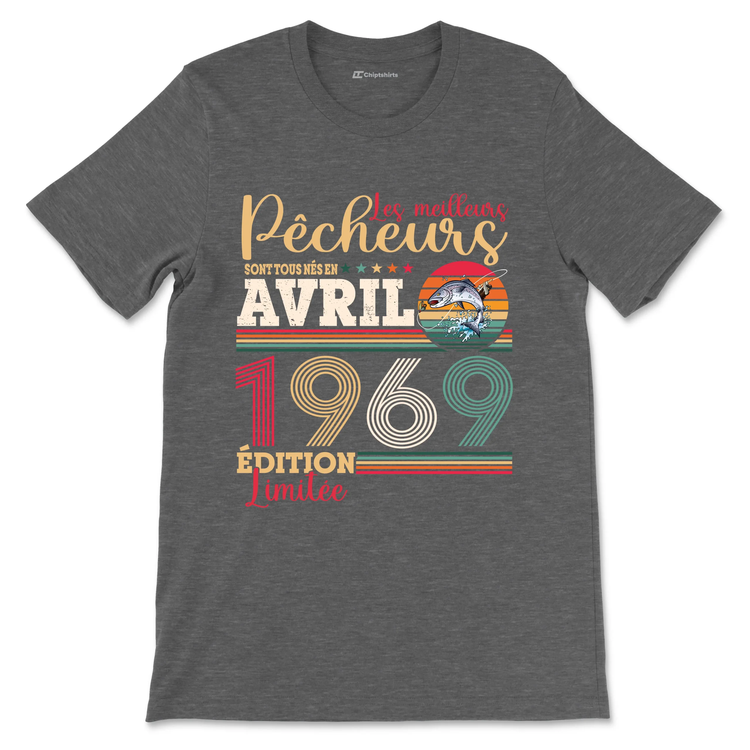 T-shirt Humour Pêcheur Homme Femme, T-shirt Drôle Pêche De La Truite, Les Meilleurs Pêcheurs, Cadeau Personnalisé – Image 4