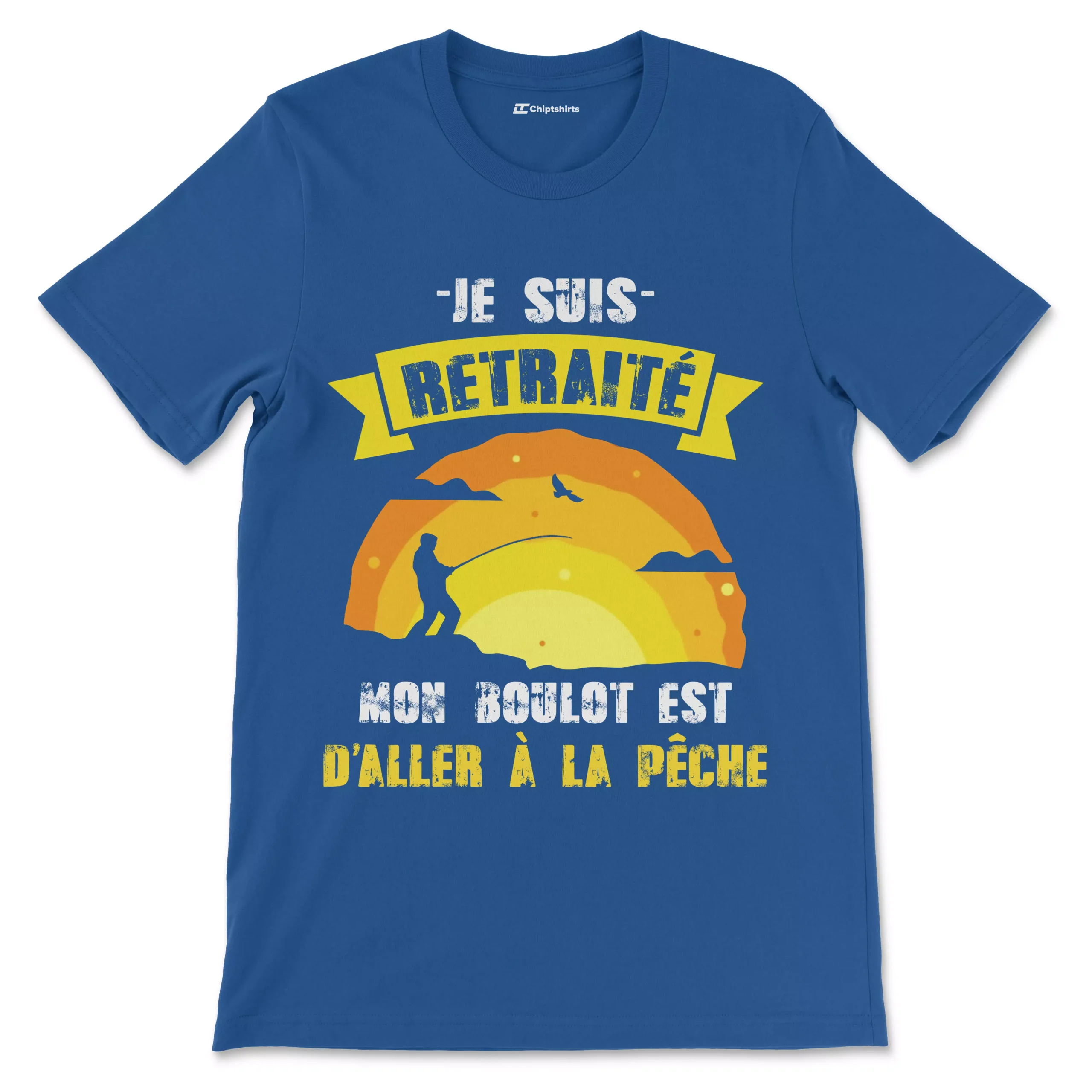 Homme Je Suis Retraité, Cadeau Pêche Retraite, T-shirt Pêcheur – Image 3