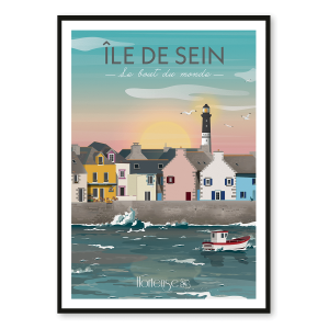 Affiche Île de Sein – Le bout du Monde