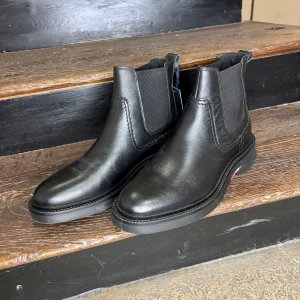 Boots Homme en Cuir Noir Tommy Hilfiger – Bottines élégantes hiver confortables