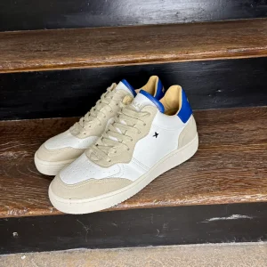 Basket Homme Newlab bleu et blanc – Chaussures tendance confortables sport urbain