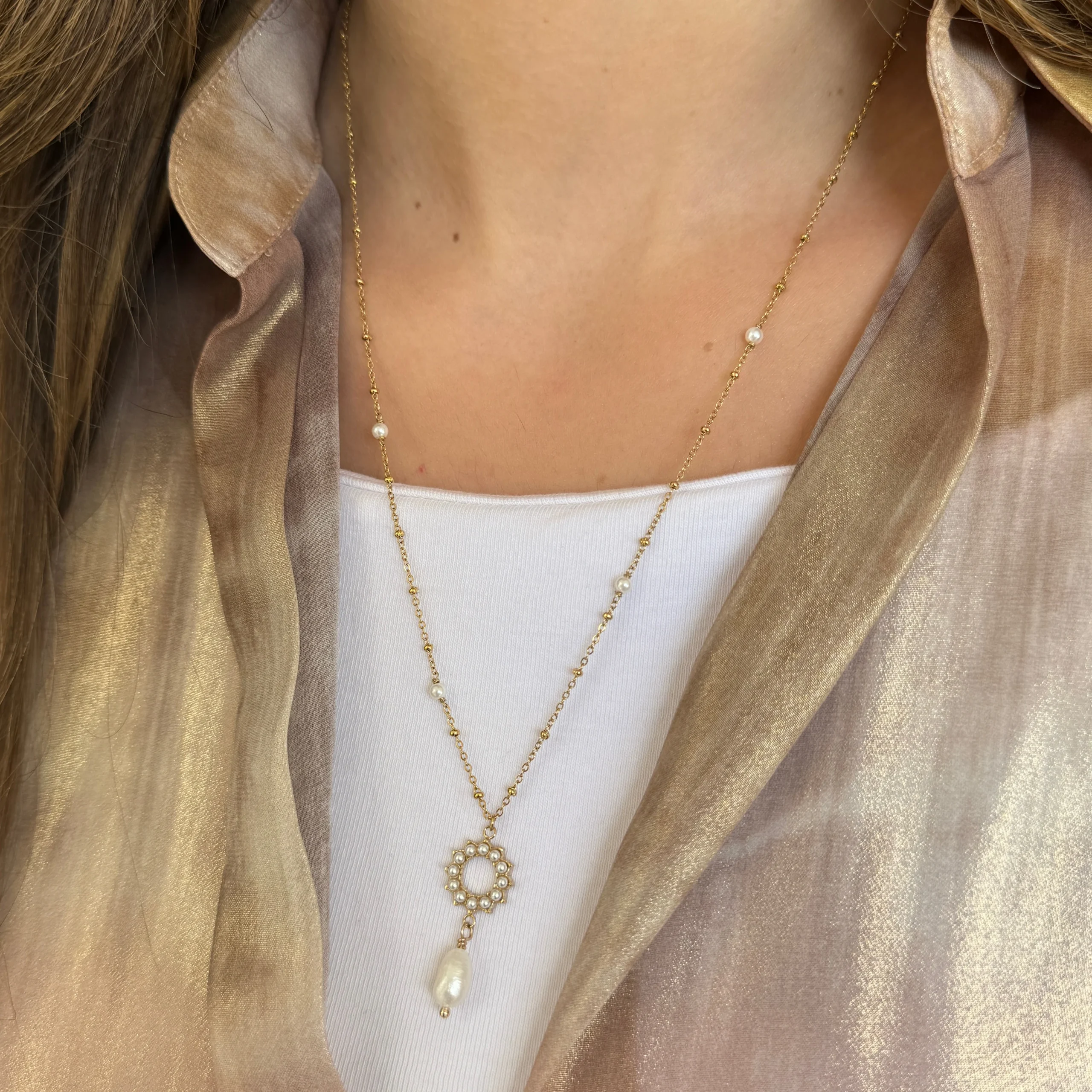 Sautoir Perle d'Eau Douce – Image 2