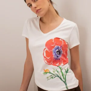 T-shirt Victor - Anémone