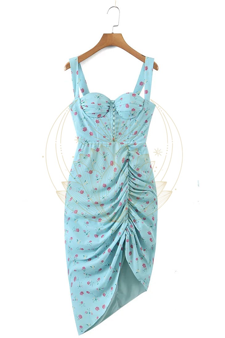 Robe Bohème Chic Bleue – Tula – Image 9