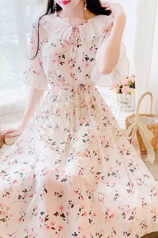 Robe Bohème Col Claudine – Anthelme – Image 2