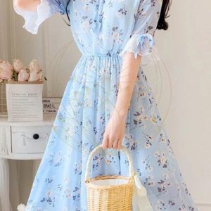 Robe Bohème Col Claudine – Anthelme