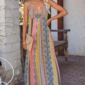 Robe Bohème Colorée – Césarine