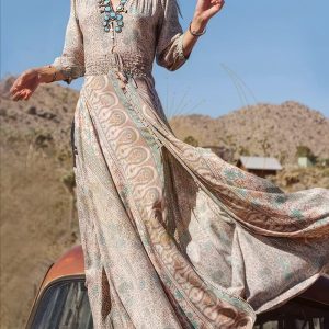 Robe Bohème Fendue – Adèle