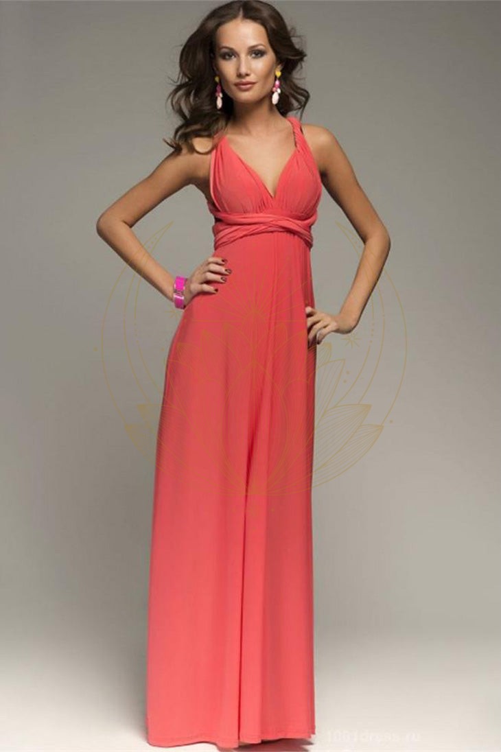 Robe rouille à volants épaules dénudées – Image 5