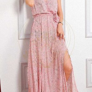 Robe Bohème Vieux Rose – Camille