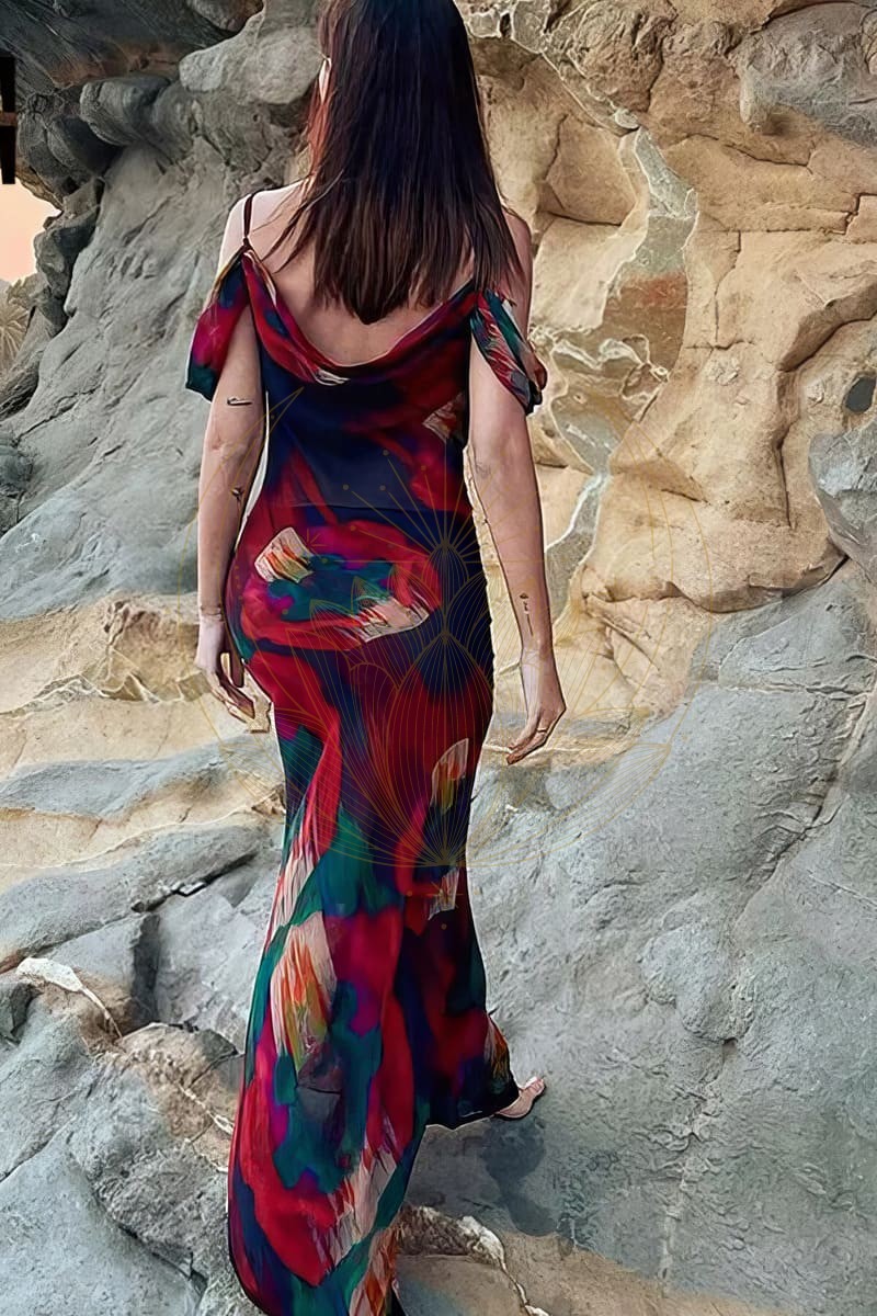 Robe Bohème de Plage en Mousseline – Image 4