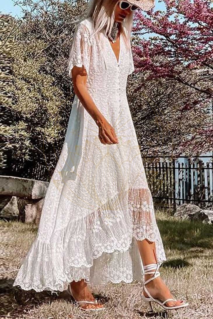 Robe de Mariée Bohème Mi Longue – Shannon – Image 3