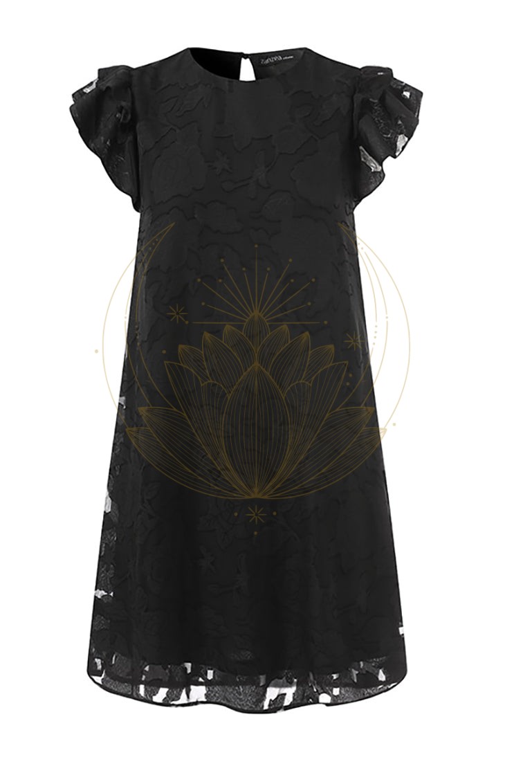 Robe Dentelle Bohème Courte – Clarisse – Image 4