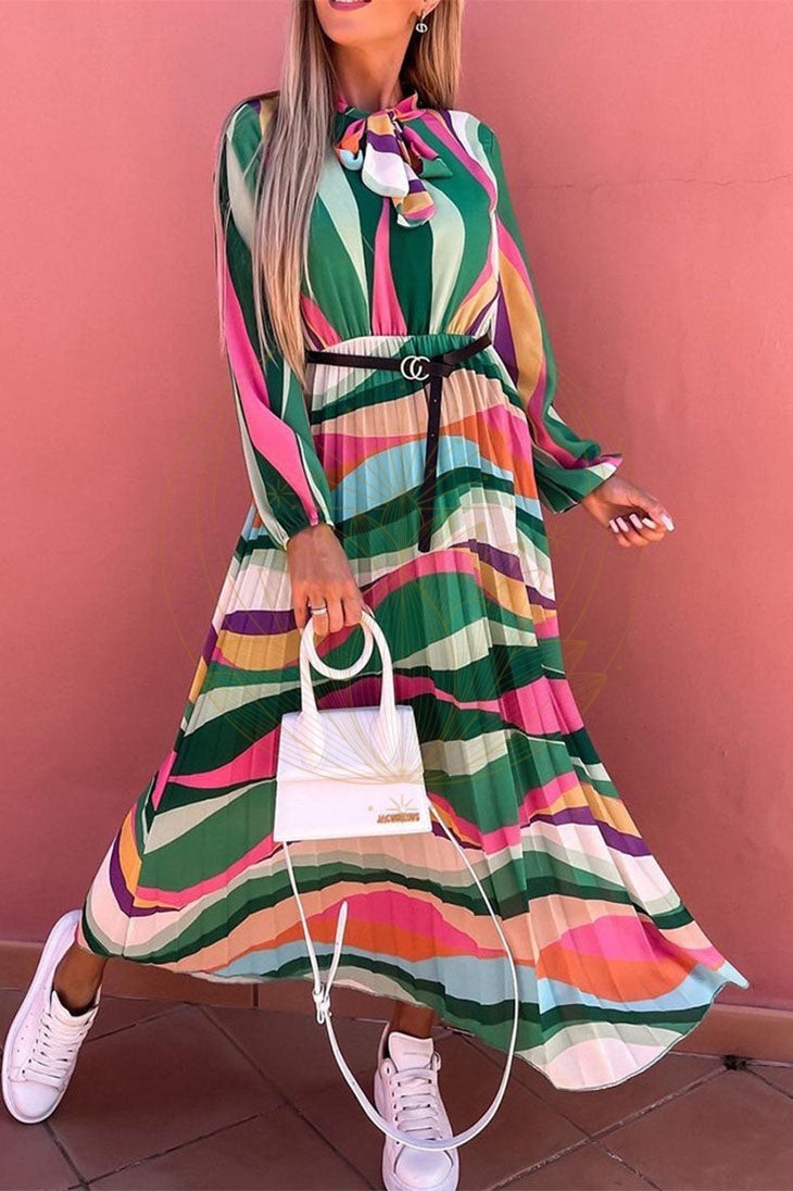 Robe Longue Bohème Colorée – Eve – Image 2