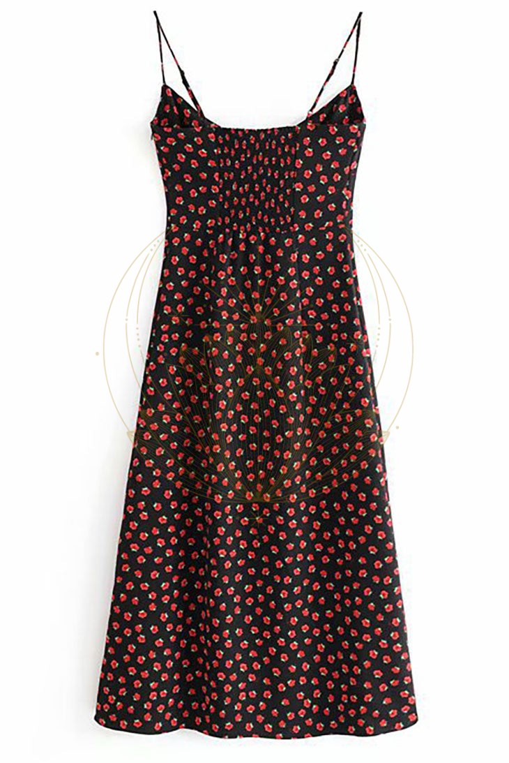 Robe Longue Bohème à Fines Bretelles – Maddie – Image 4