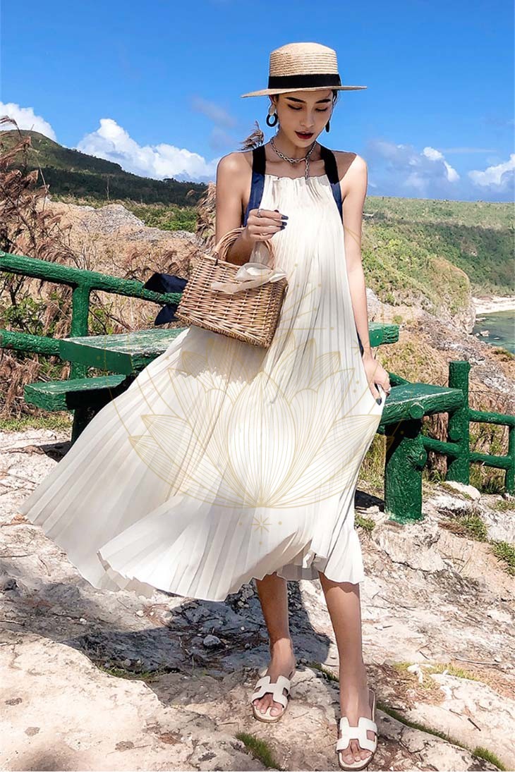 Robe Longue Bohème pour Cocktail Chic – Isaure – Image 5