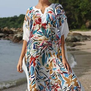 Robe Longue Grande Taille de Style Bohème – Scarlett