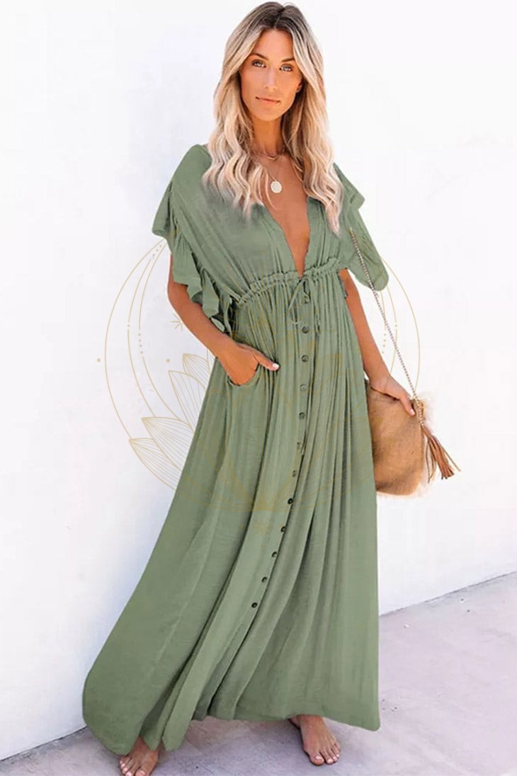 Robe Longue Terracotta Bohème – Dolorès – Image 6