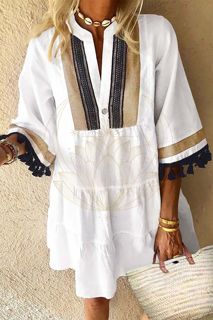 Robe Tunique Bohème – Clémence – Image 2