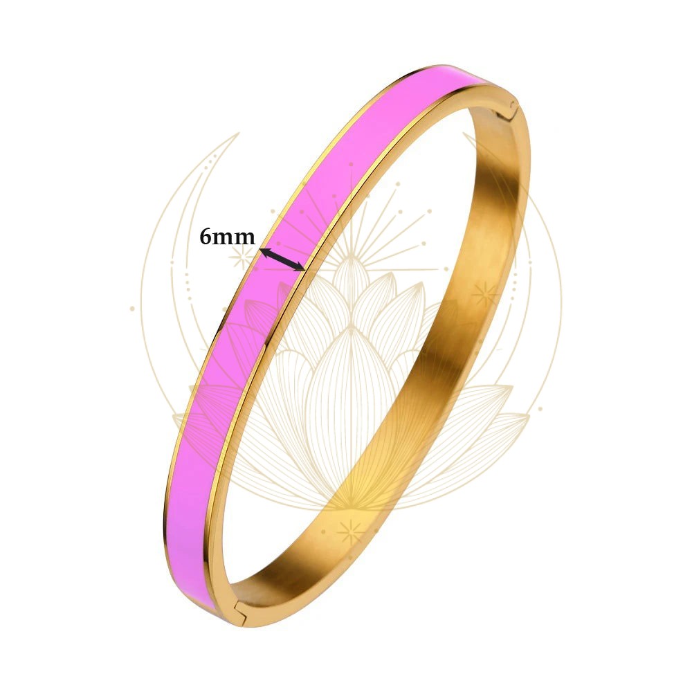 Bracelet doré plaqué en couleur – Image 4